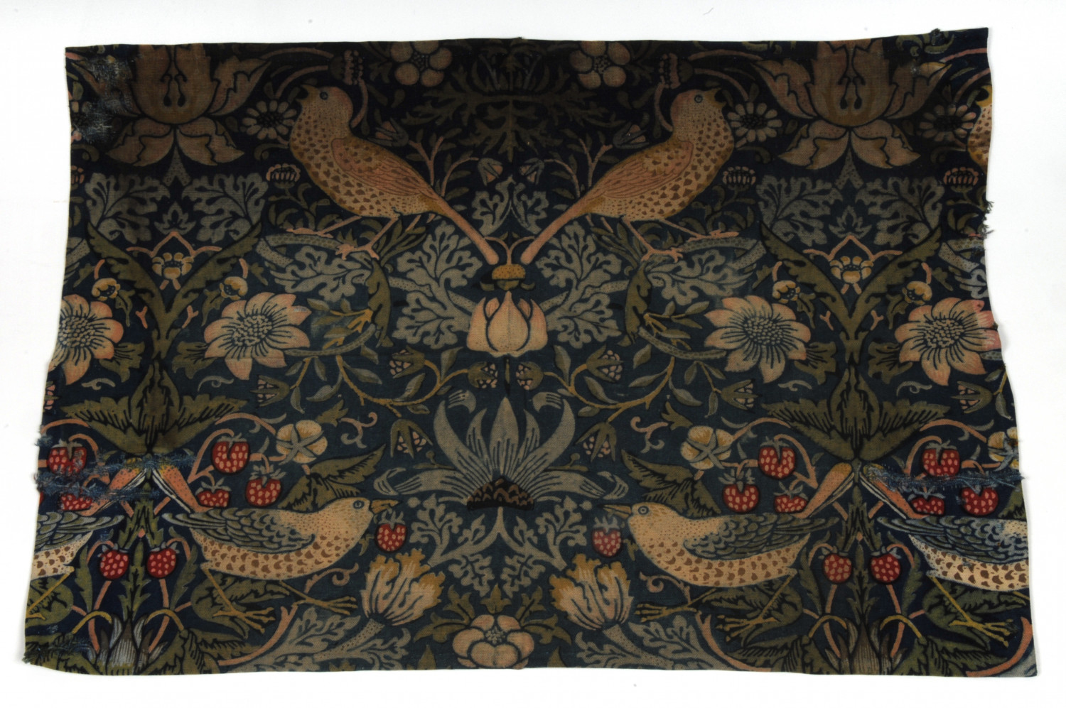 Woodland Weeds Indigo William Morris Fabric, Wm… | Modelli